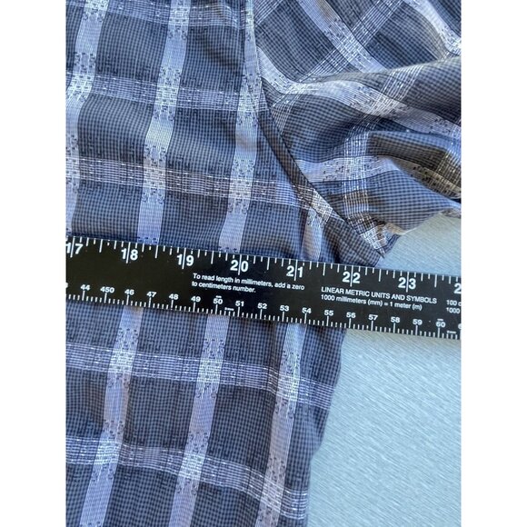 Robert Graham Shirt Men's L Blue Houndstooth  Long Sleeve Button Down Shirt - Picture 11 of 16